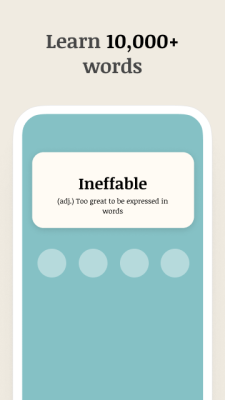 Screenshot of the application Vocabulary - #3