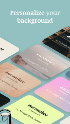 Screenshot of the application Vocabulary - #7