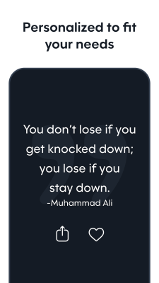 Screenshot of the application Motivation - #2