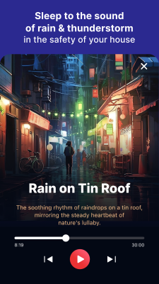 Screenshot of the application Ambiance by Fabulous - #6