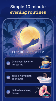 Screenshot of the application Lune: Bedtime Sleep Routine - #4
