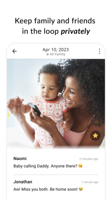 Screenshot of the application FamilyAlbum - #2