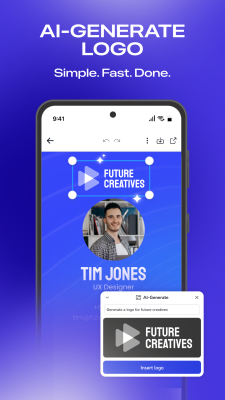 Screenshot of the application Business Card Maker - #7