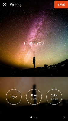 Screenshot of the application Geulgram - #8