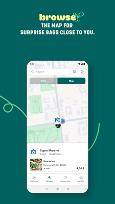 Screenshot of the application Too Good To Go - #6