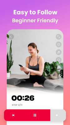 Screenshot of the application JustFit - Lazy Workout - #2