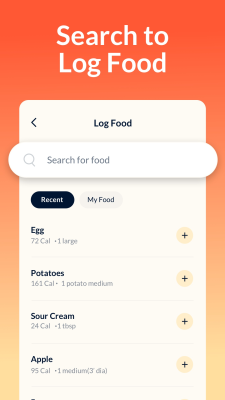 Screenshot of the application Eato: Calorie Counter - #4