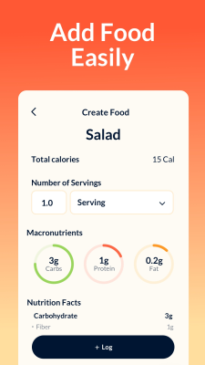 Screenshot of the application Eato: Calorie Counter - #5