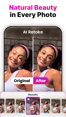 Screenshot of the application Retake AI - #3