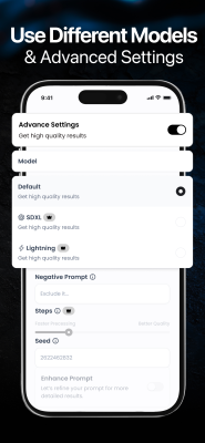 Screenshot of the application Wonder - AI Art Generator - #7