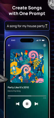Screenshot of the application Donna AI Song & Music Maker - #2