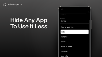 Screenshot of the application minimalist phone: Launcher - #5