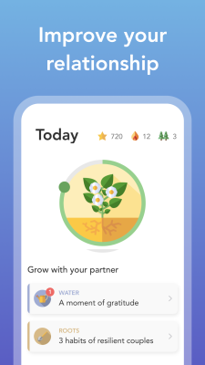 Screenshot of the application Evergreen: Relationship Growth - #1