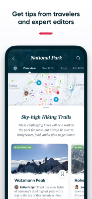 Screenshot of the application Polarsteps - #6