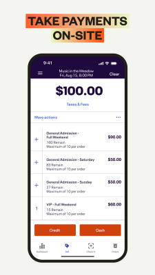 Screenshot of the application Eventbrite Organizer - #2