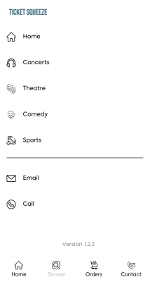 Screenshot of the application Ticket Squeeze - #5
