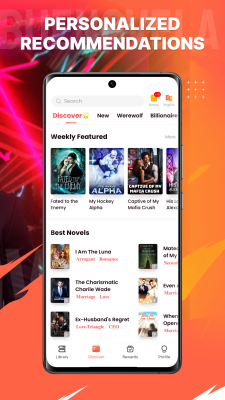 Screenshot of the application Buenovela - #2