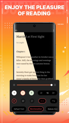 Screenshot of the application Buenovela - #5