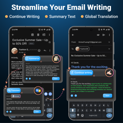 Screenshot of the application AI Keyboard - #3