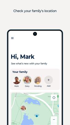 Screenshot of the application Family Space - #7