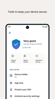 Screenshot of the application Moto Secure - #2