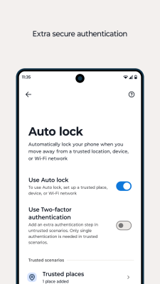 Screenshot of the application Moto Secure - #5