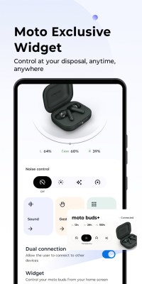 Screenshot of the application Moto Buds - #2