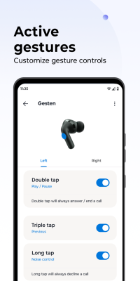 Screenshot of the application Moto Buds - #3
