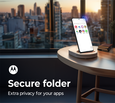 Screenshot of the application Moto Secure folder - #1