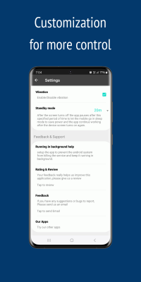 Screenshot of the application Shake Flashlight & Camera - #4