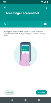 Screenshot of the application Moto Actions - #4