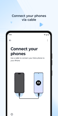 Screenshot of the application Moto Migrate - #2
