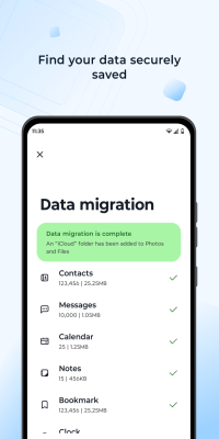 Screenshot of the application Moto Migrate - #4