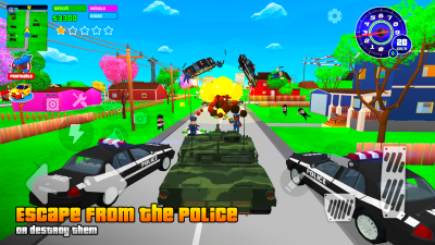 Screenshot of the application Gangs Wars: Pixel Shooter RP - #1