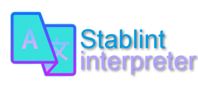 Screenshot of the application Stablint interpreter - #3
