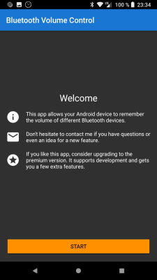 Screenshot of the application Bluetooth Volume Manager - #6