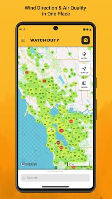 Screenshot of the application Watch Duty (Wildfire) - #3
