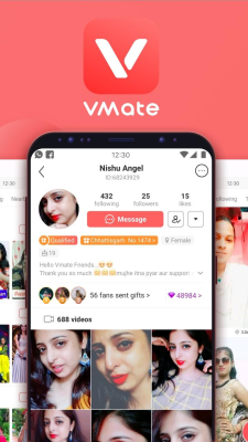 Screenshot of the application VMate - #2
