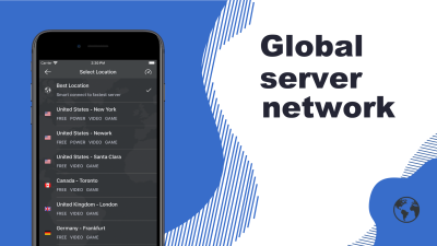 Screenshot of the application HaloVPN - #3