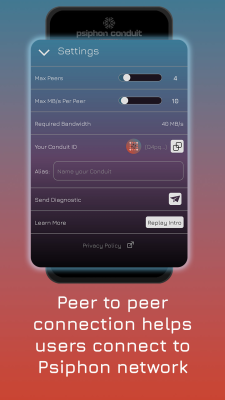 Screenshot of the application Conduit - #4
