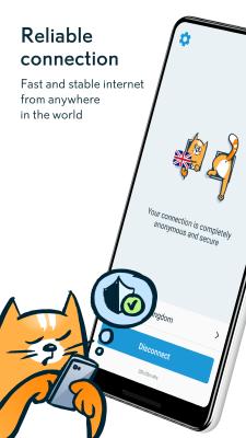 Screenshot of the application hidemy.name VPN - #1