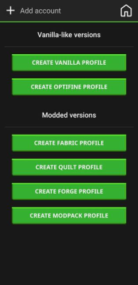 Screenshot of the application PojavLauncher - #3