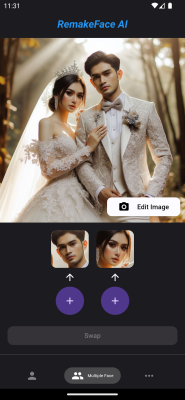 Screenshot of the application RemakeFace - #3