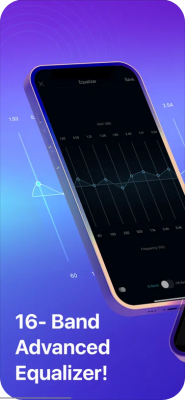 Screenshot of the application Boom: Bass Booster & Equalizer - #2