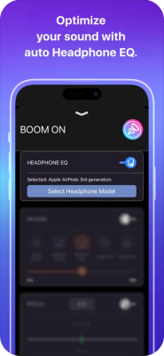 Screenshot of the application Boom: Bass Booster & Equalizer - #5
