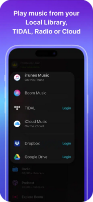 Screenshot of the application Boom: Bass Booster & Equalizer - #7
