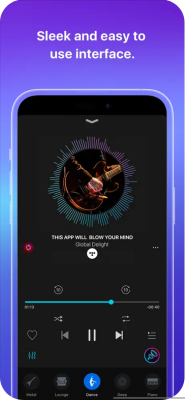 Screenshot of the application Boom: Bass Booster & Equalizer - #9