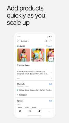 Screenshot of the application Shopify - #3