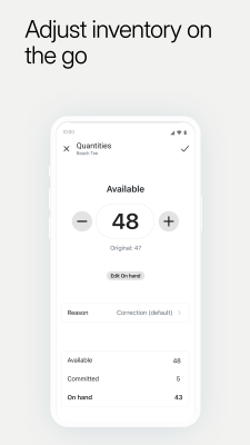 Screenshot of the application Shopify - #4