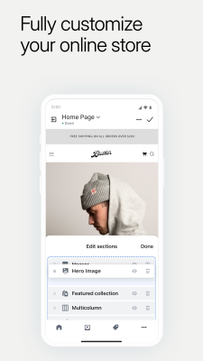 Screenshot of the application Shopify - #5